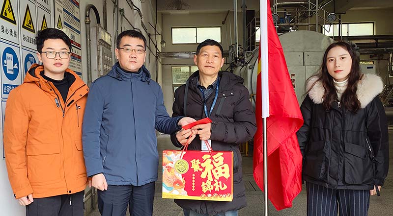 春節(jié)慰問送溫暖，歲寒情深暖人心